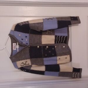 Vintage Wool sweater Tally-Ho creation women's size small